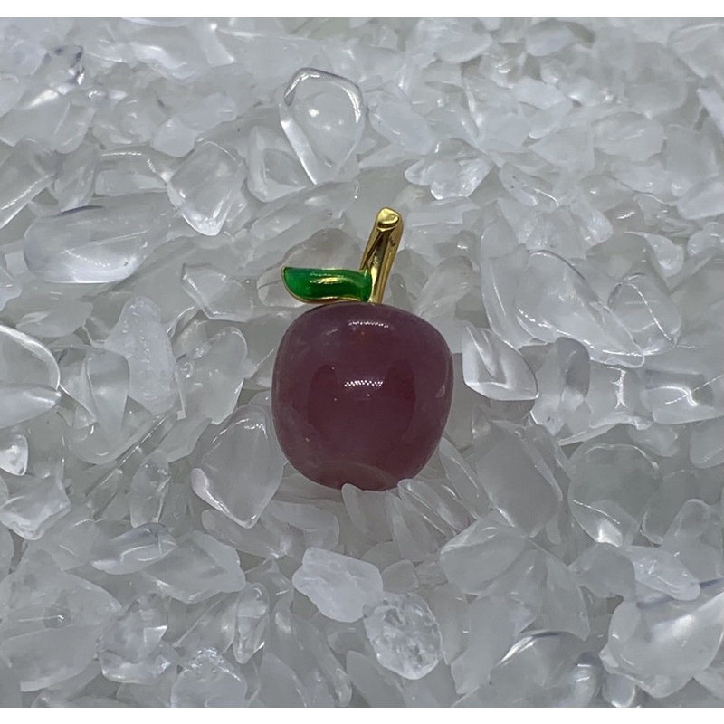 Ready Stock Madagascar Rose Quartz Apple Pendant Random 马达加斯加粉晶马粉苹果造型吊坠 随机挑选 现货 Shopee Malaysia