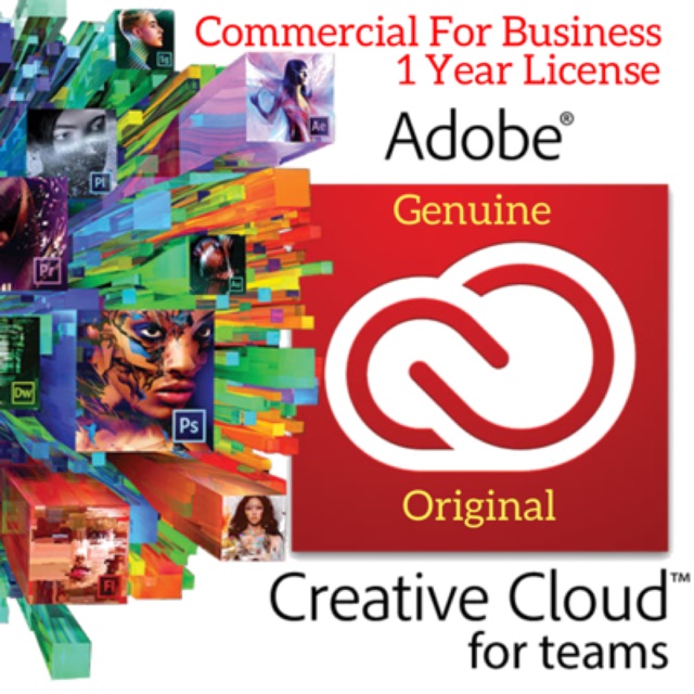 **Genuine** Adobe Creative Cloud 2020 All Apps For Teams ...