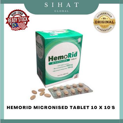 Buy Hemorid Tablet 10x10 S With Box Exp 9 23 Seetracker Malaysia