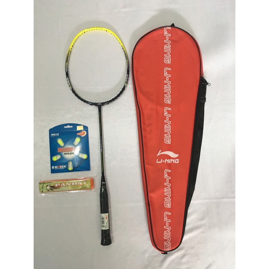 Badminton Racket bonus kumplit grip And String Bags Shopee Malaysia