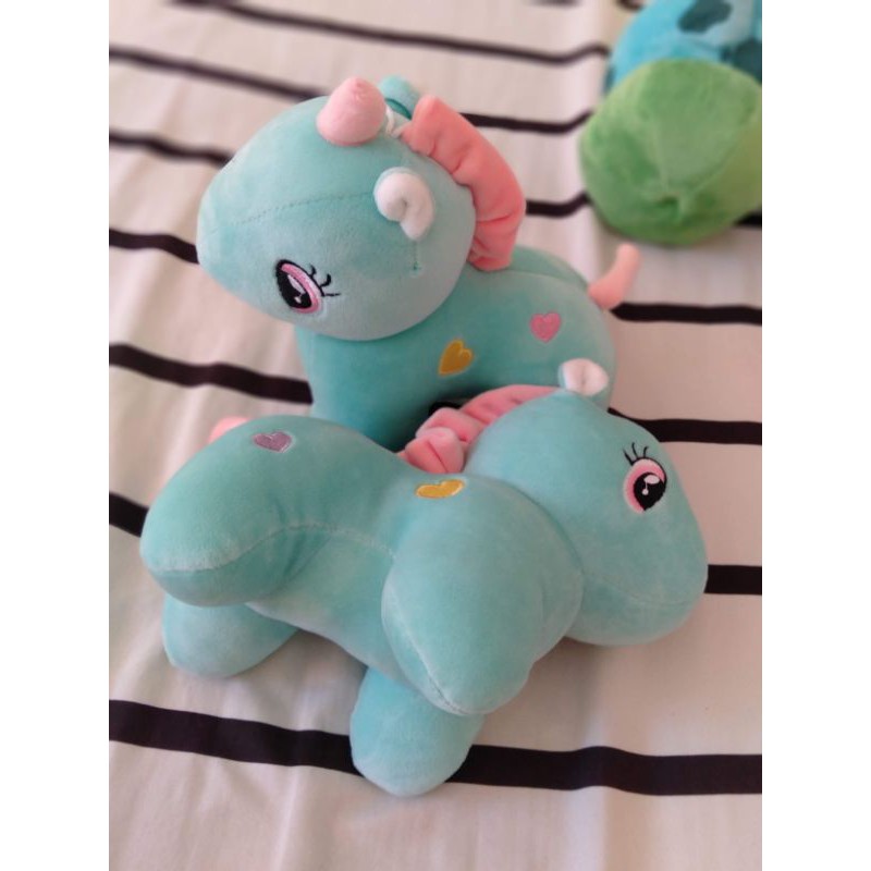 green unicorn stuffed animal