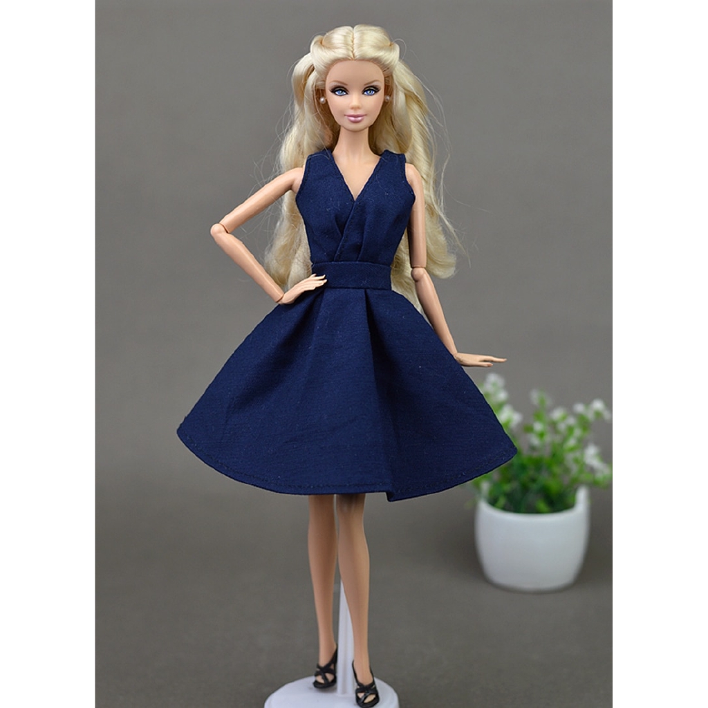 blue dress doll