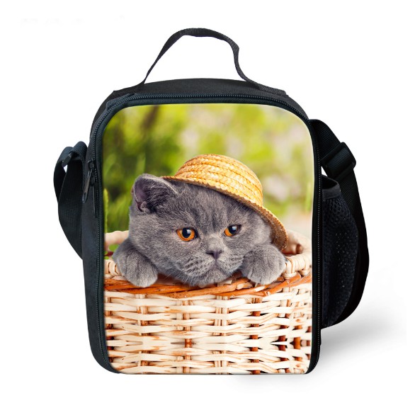 kitten lunch bag