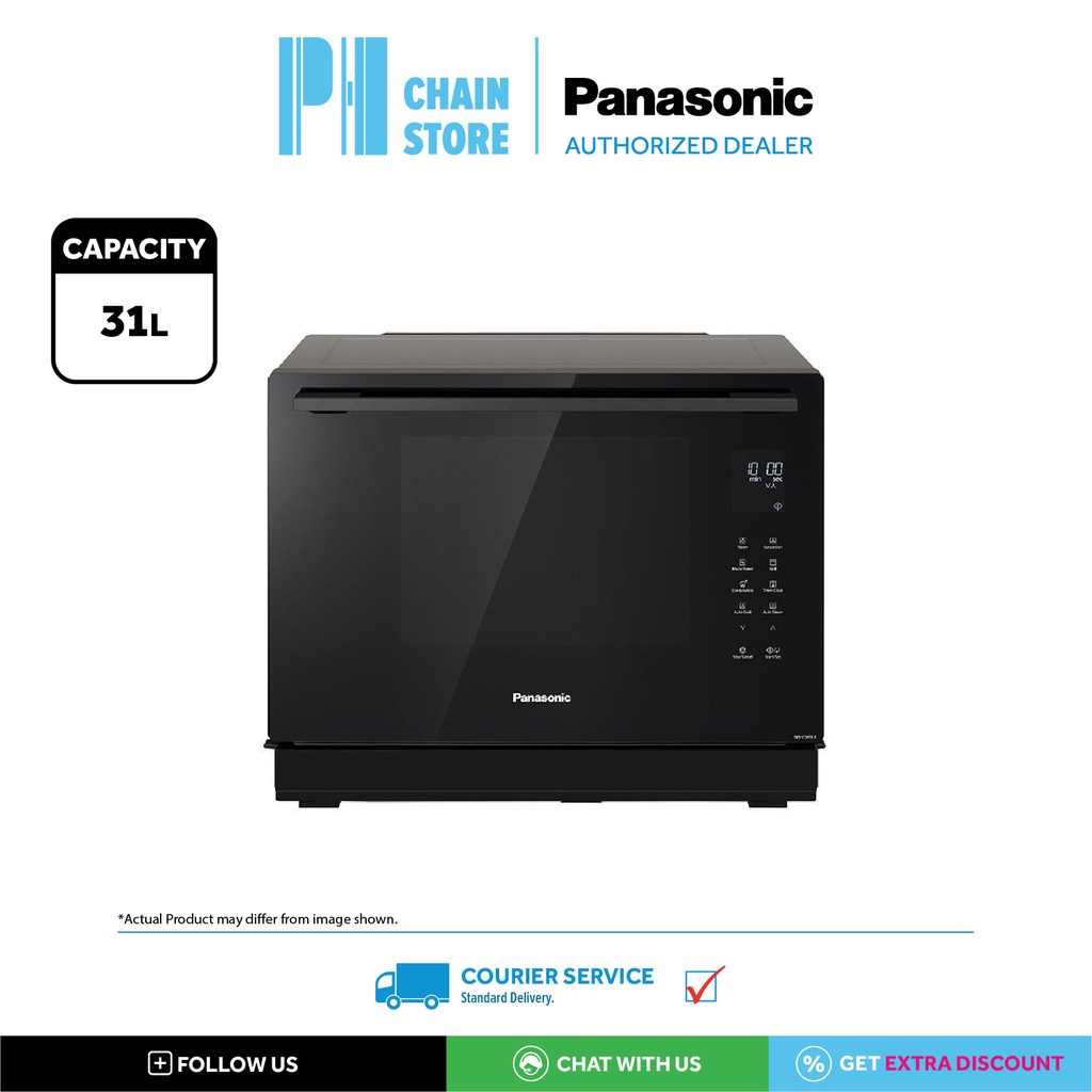 PANASONIC NN-CS89LBMPQ 31L 4-IN-1 COMBINATION STEAM OVEN WITH MICROWAVE (NN-CS89LB)