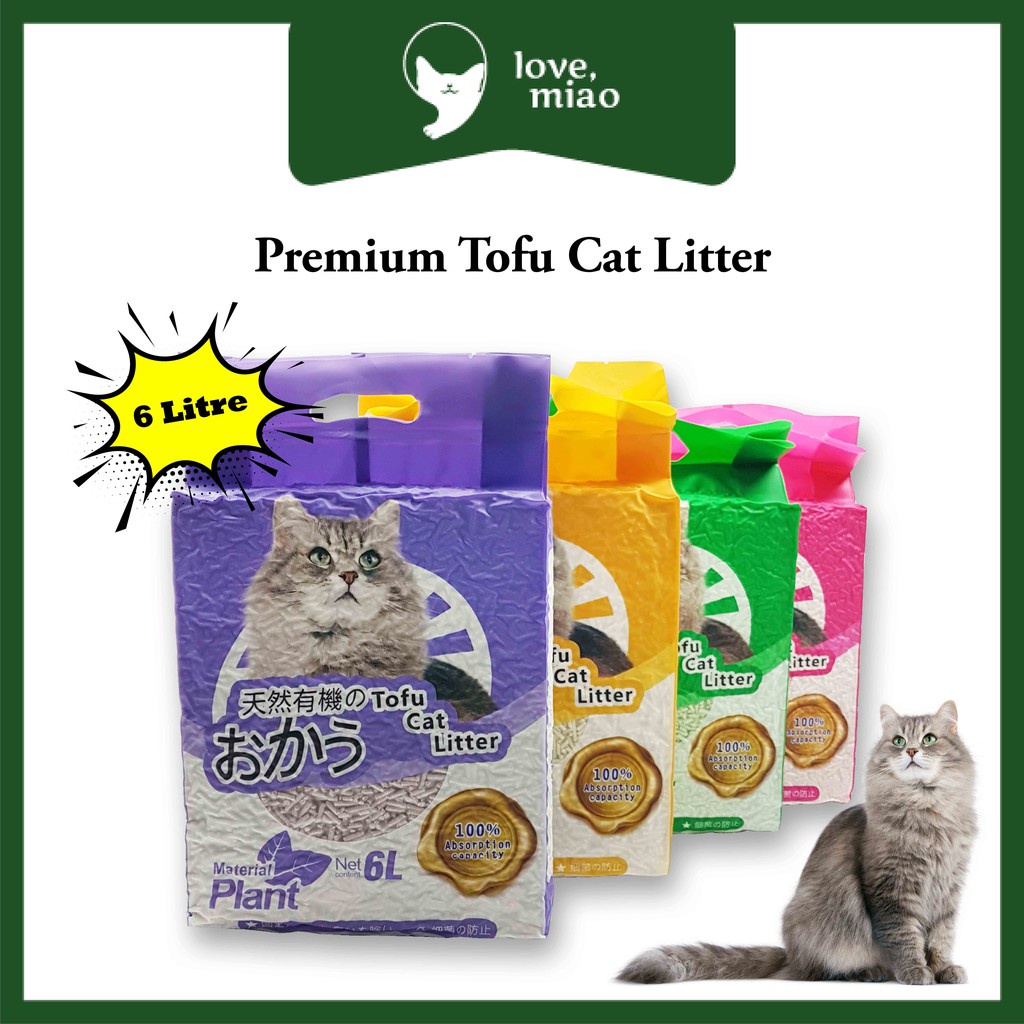 PREMIUM) 6L Premium Quality Economic Price Flushable Tofu Cat 