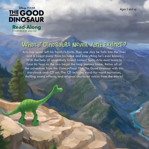 Disney Pixar The Good Dinosaur Read Along Storybook And Cd - 