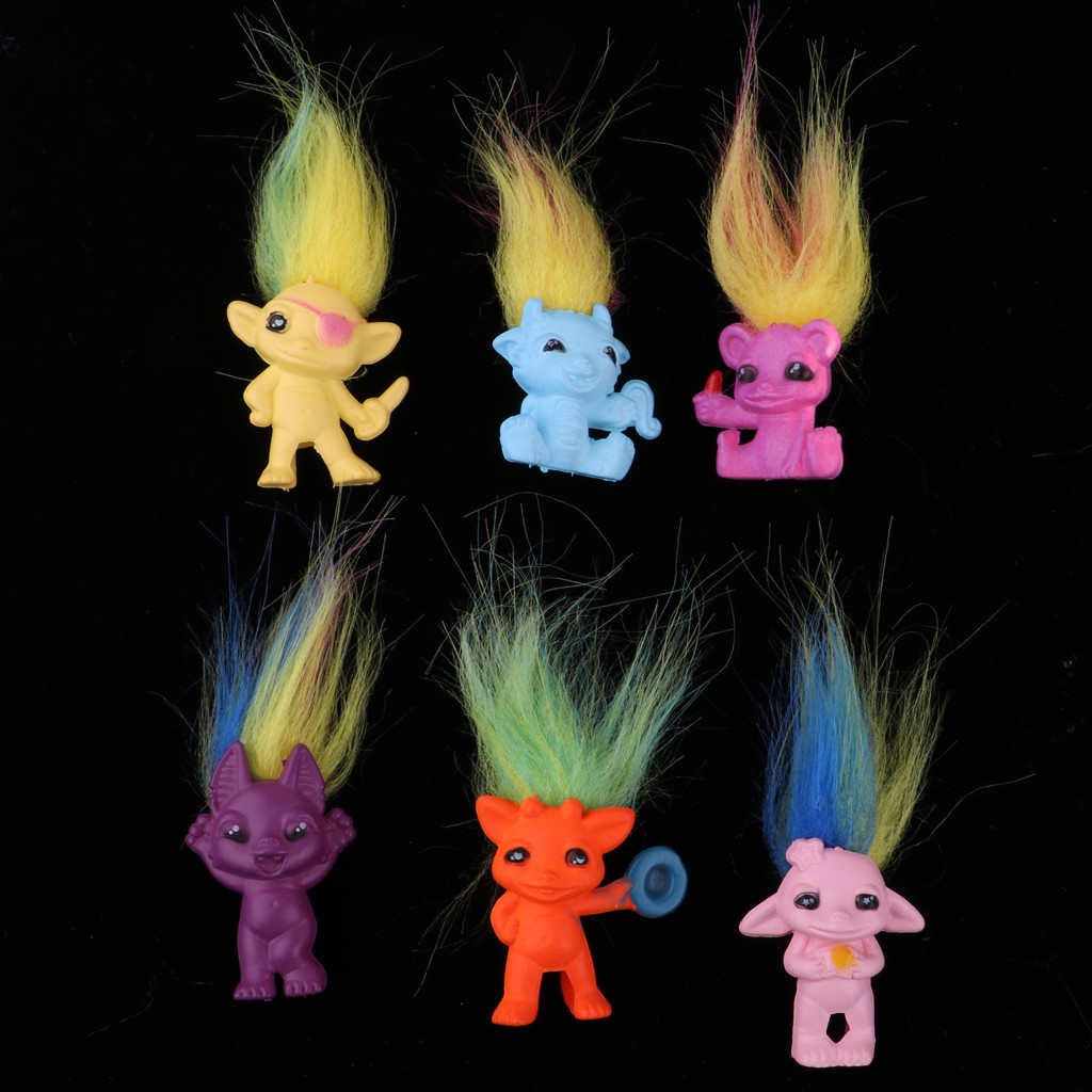 troll doll pencil toppers