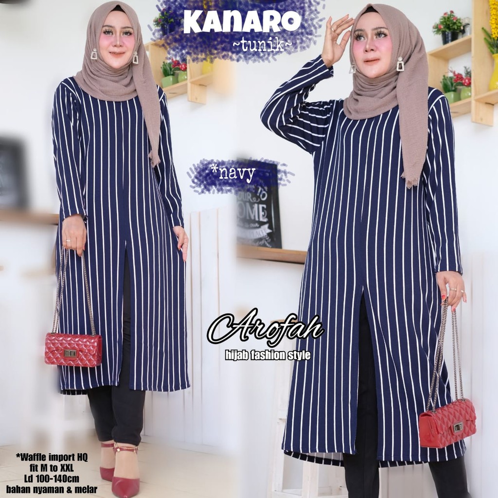 Kanaro Top Women Tunik Fashion Recent Strip Waffle Milano Muslim Girls Casual Jumbo Muslimah Kanaro Atasan Wanita Tunik Fashion Kekinian Strip Waffle Milano Cewek Muslim Casual Jumbo Muslimah Shopee Malaysia