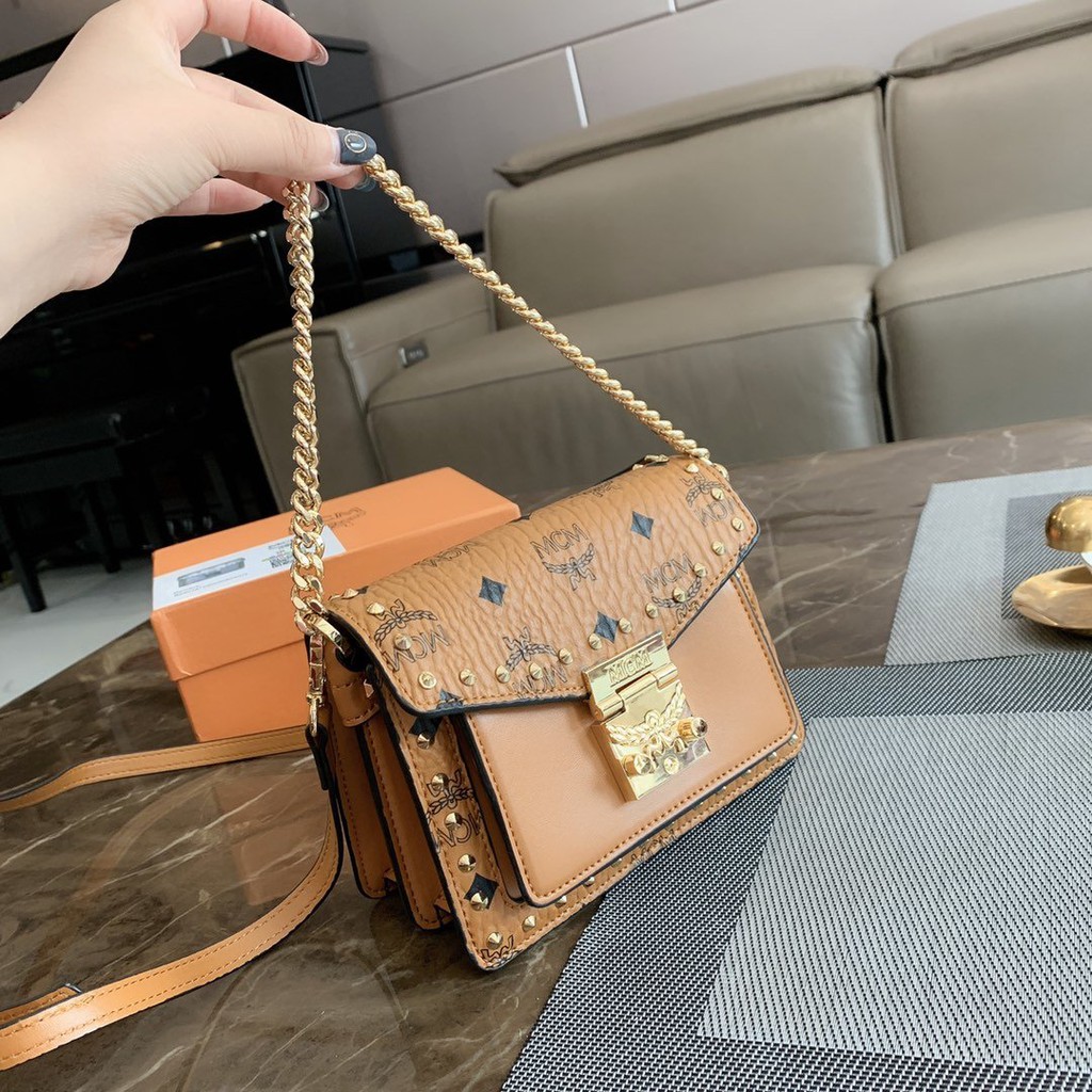 mcm chain bag