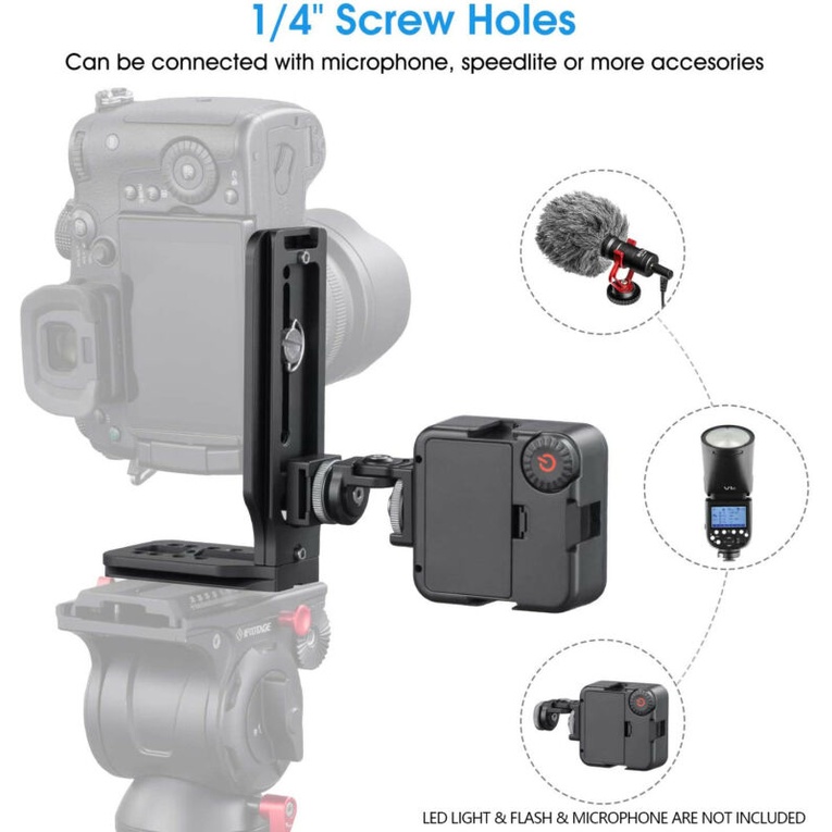 Daily Style Universal L-Bracket Quick Release Plate Film Camera Strap Tripods Tripod Holder Phone Dslr Multitoo Travel - Image 5