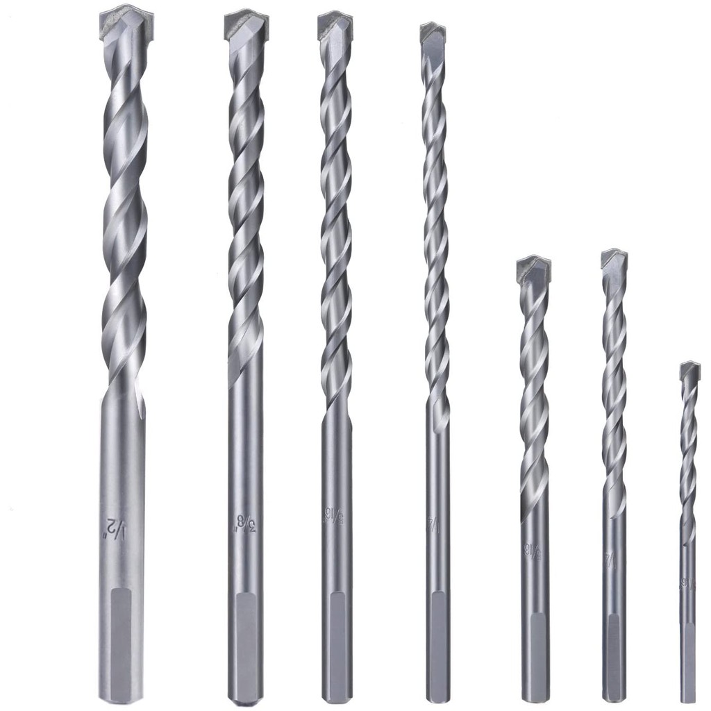 Mix Sizes 3mm 22mm Masonry Drill Bit Concrete Mata Tebuk Gerudi Batu Dinding Shopee Malaysia