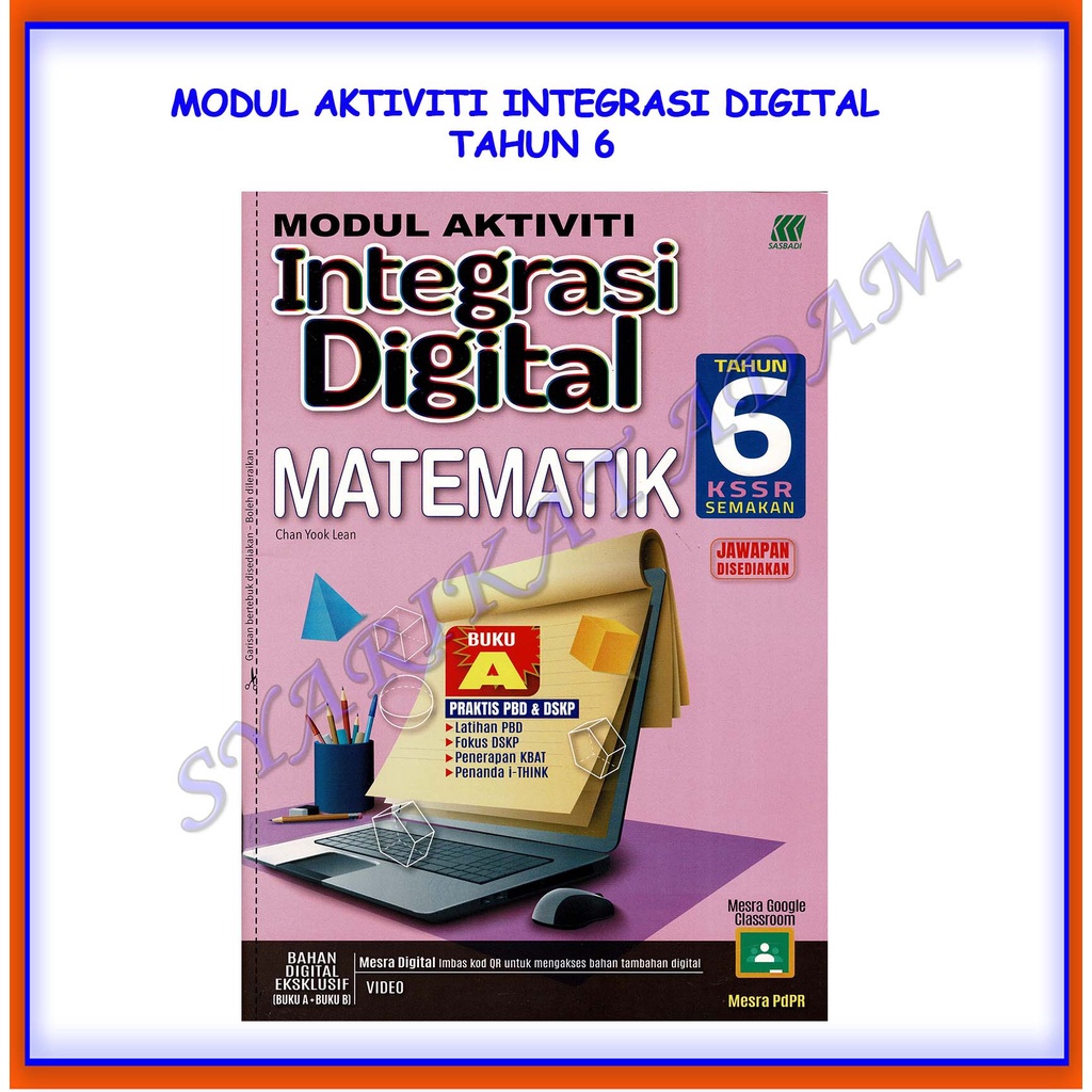 Adm Buku Latihan Modul Aktiviti Integrasi Digital Kssr Tahun 6 2022 Shopee Malaysia