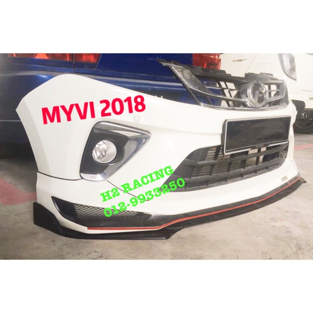MYVI NEW BARU 2018 FRONT V LIP SKIRT DIFFUSER ( UNIVERSE 