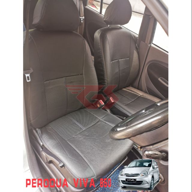 CAR CUSHION COVER SEMI LEATHER FOR PERODUA VIVA 660/VIVA 