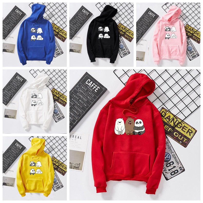 Spao X We Bare Bears Official Merch Long Live Bear Hoodie Harumio