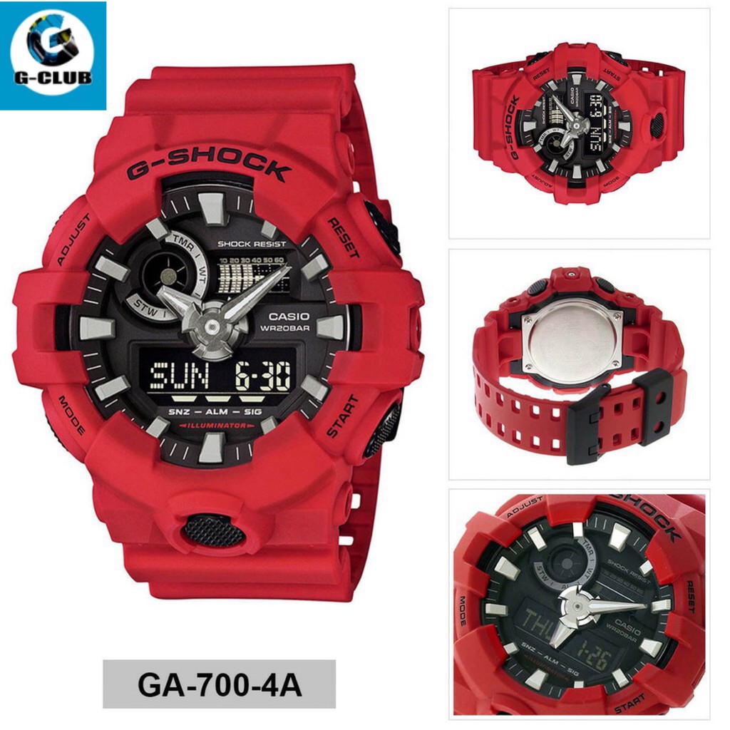 g shock red original