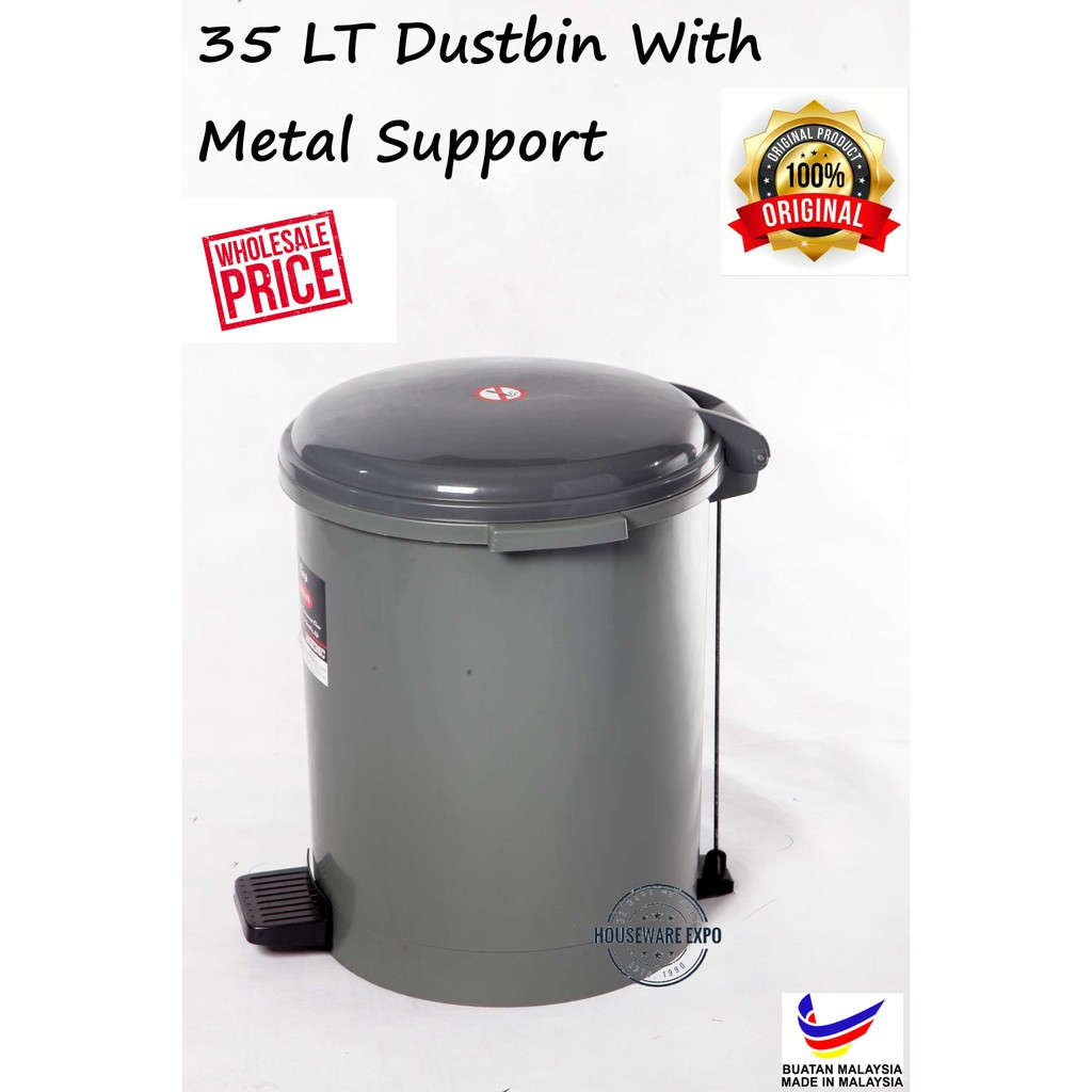 35 LT Maxonic Plastic Dustbin /Garage Bin/ Step Dustbin /Big Rubbish