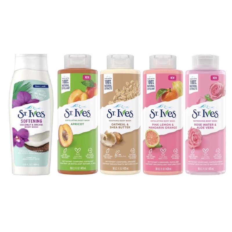 ST IVES BODY WASH 400ML Or 473mL Shopee Malaysia