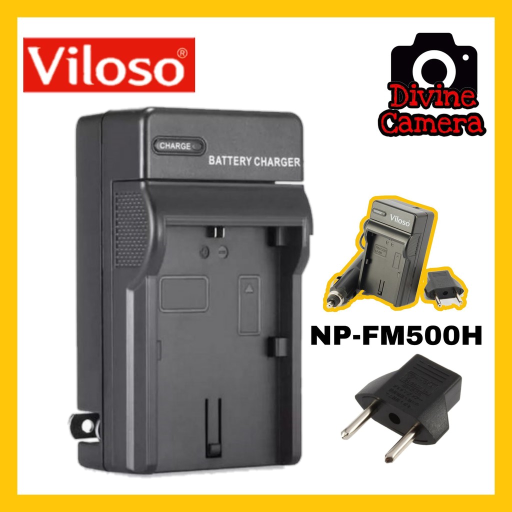 VIloso Compact AC/DC Charger for Sony NP-FM500H Battery | Shopee Malaysia