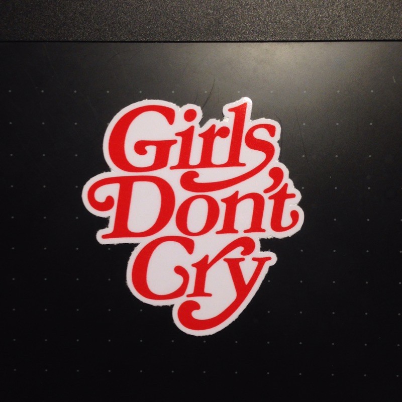 GIRLS DONT CRY by Verdy (Sticker) Shopee Malaysia