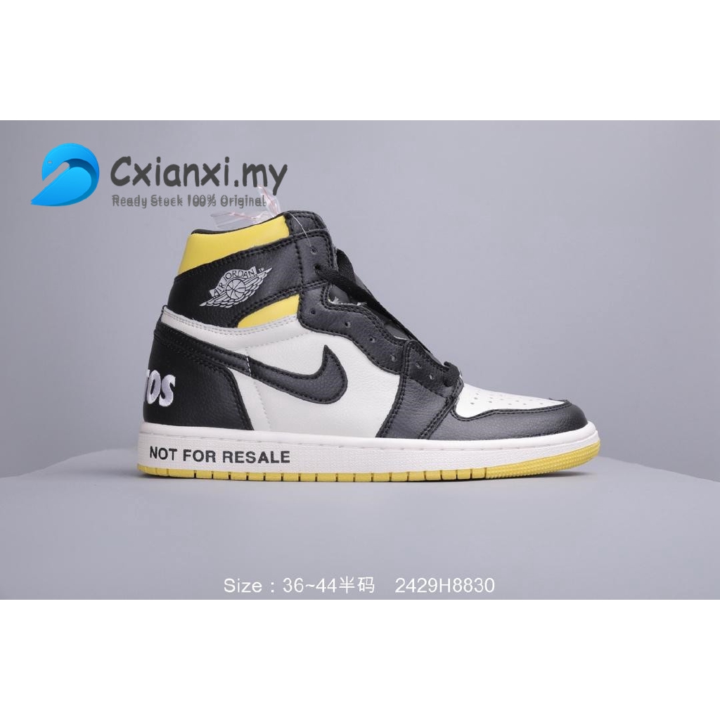 air jordan 1 high black and yellow