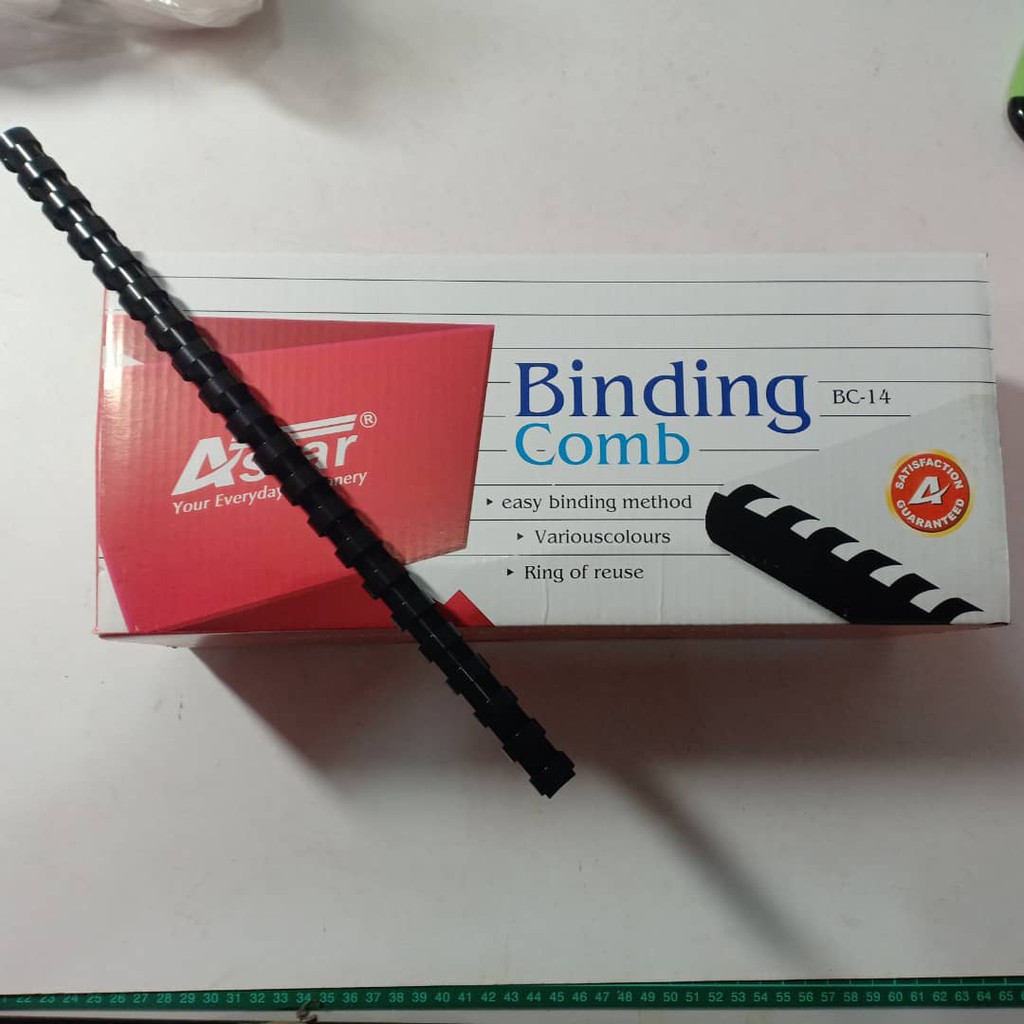 Binding Comb 14mm - 100pcs | Shopee Malaysia