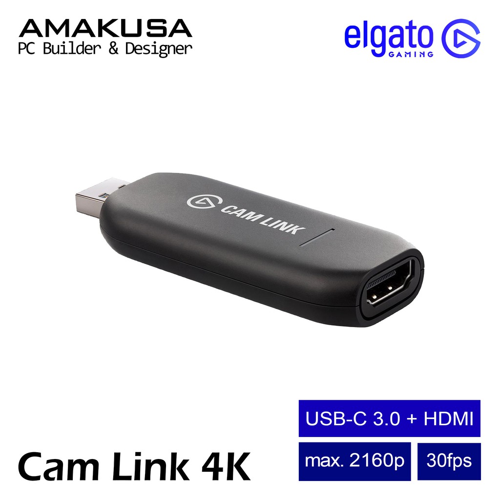 Elgato Cam Link 4k Camera Video Capture Usb Adapter 2160p 1080p Tv Hdmi Dslr Mirrorless Gaming Streaming Webcam Amakusa Shopee Malaysia