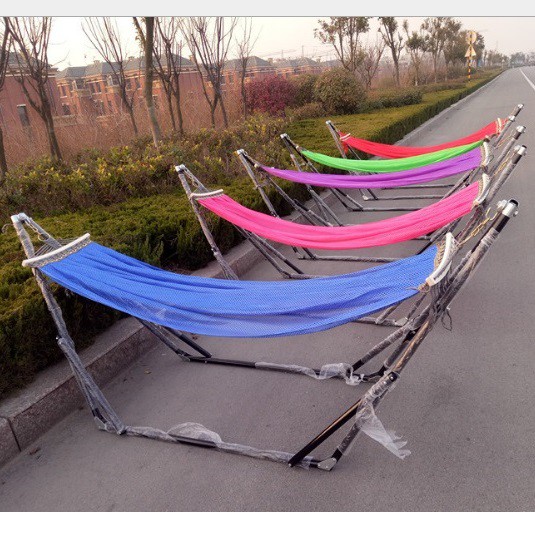 Foldable Hammock Stand with Nylon Mesh Hammock Shopee Malaysia