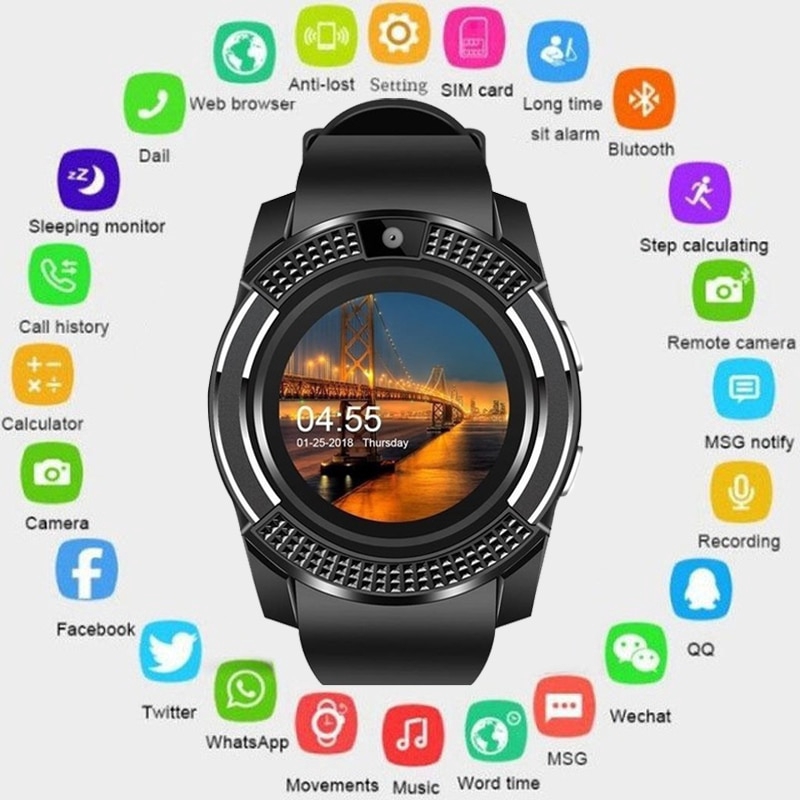 2018 new arrival x6 smart watch with camera touch screen support sim tf card bluetooth smartwatch