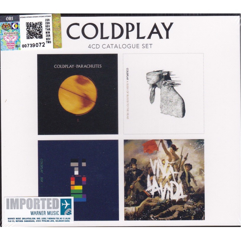 COLDPLAY - 4 CD Catalogue Set ( Imported 4 CD ) | Shopee Malaysia