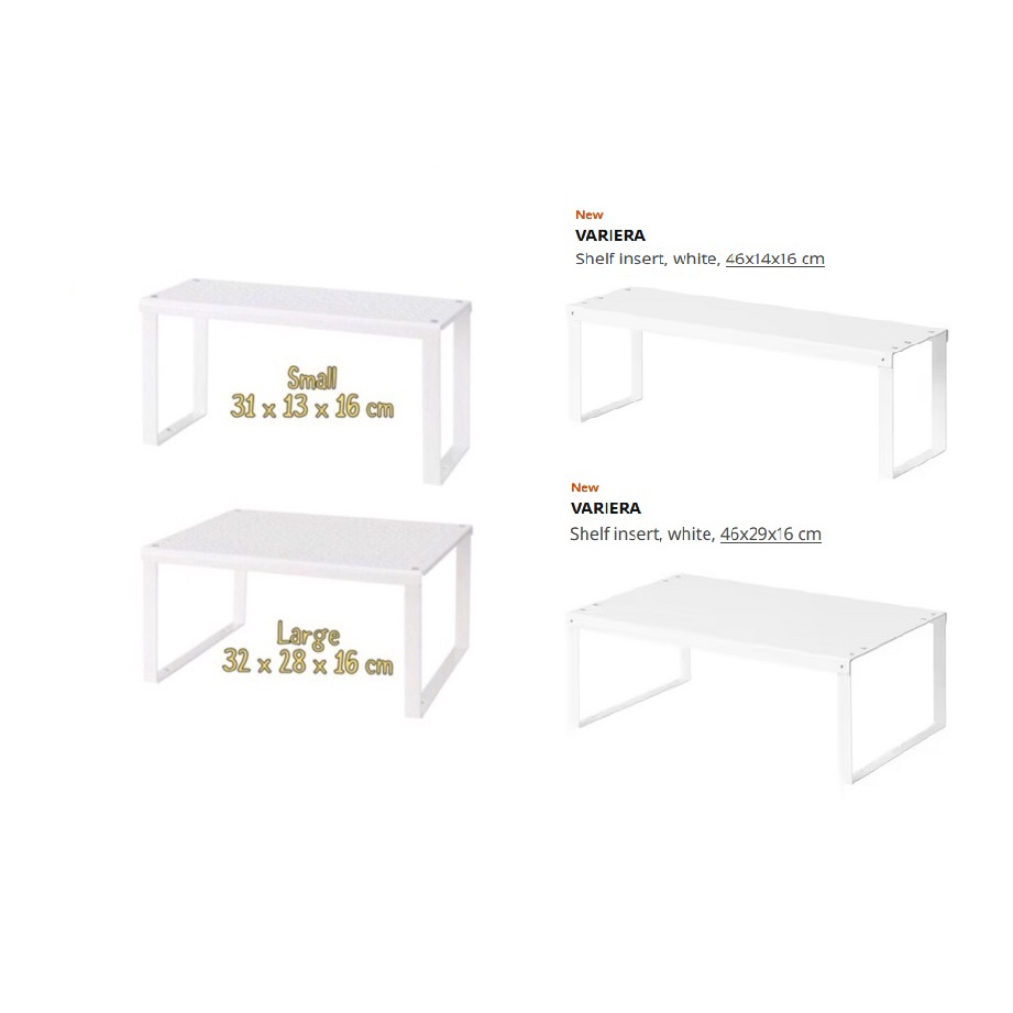 IKEA VARIERA Shelf Insert / Kitchen Shelf Rack / Storage Rack