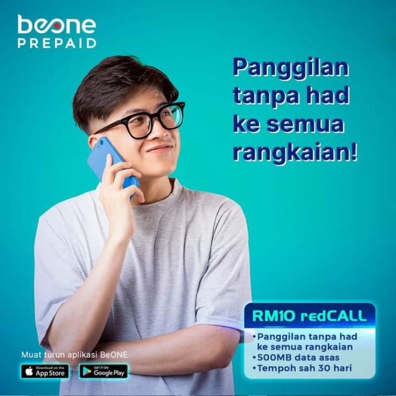 [Free Shipping] BeONE Prepaid Top Up RM10 Dapat Tempoh Sah 30 Hari ...