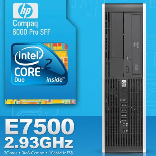 Hp Compaq 6000 Pro Small Form Factor Pc Cpu Shopee Malaysia