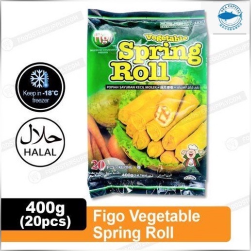 【HALAL】FIGO 蔬菜春卷 SPRING ROLL 400G 20PCS