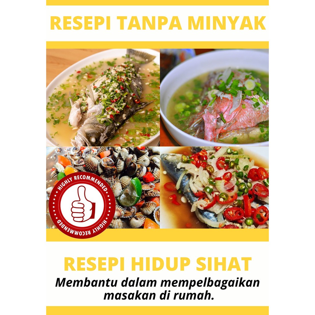 12 Resepi Masakan Tanpa Minyak Ready Stock Ebook Shopee Malaysia