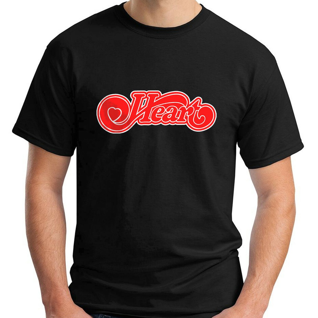 heart band logo t shirt