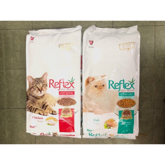 Reflex high quality cat food15kg/makanan kucing15kg/cat food/kucing