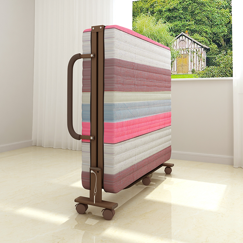 Simple folding bed single bed lunch nap bed 1.2m household adult double bed office chair