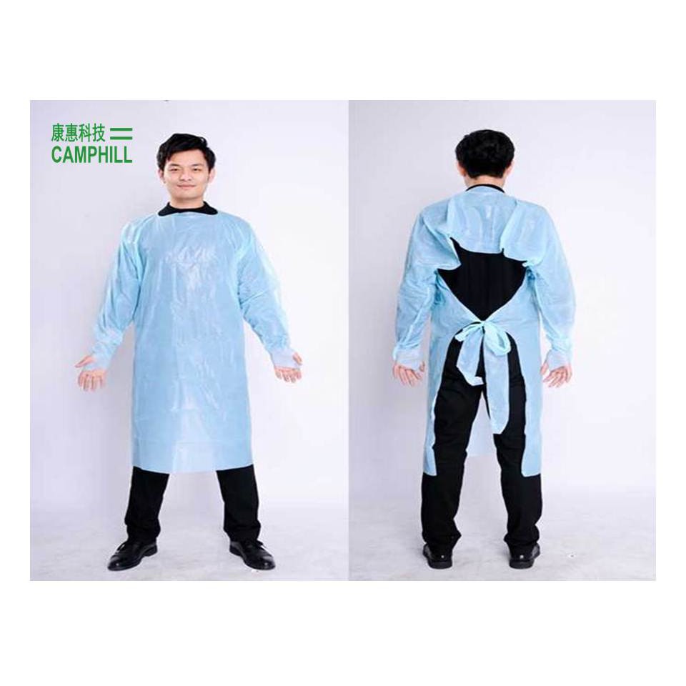 PPE Disposable Apron With Sleeves 10pcs/pack Shopee Malaysia