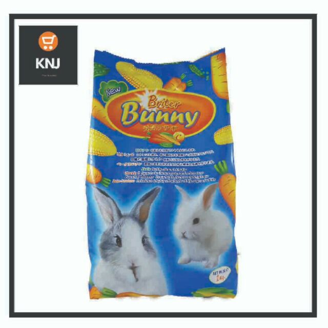 Briter Bunny Carrot Or Broccoli Rabbit Food Pellet Guinea Pig Food Pellet Rodents Makanan Arnab Makanan Guinea Pig 1kg