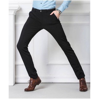 （Optimal product ） CEO Formal Pants Elastic Smart Men Business Trousers Casual Pant Office Wear Clothing Bottom MP 049