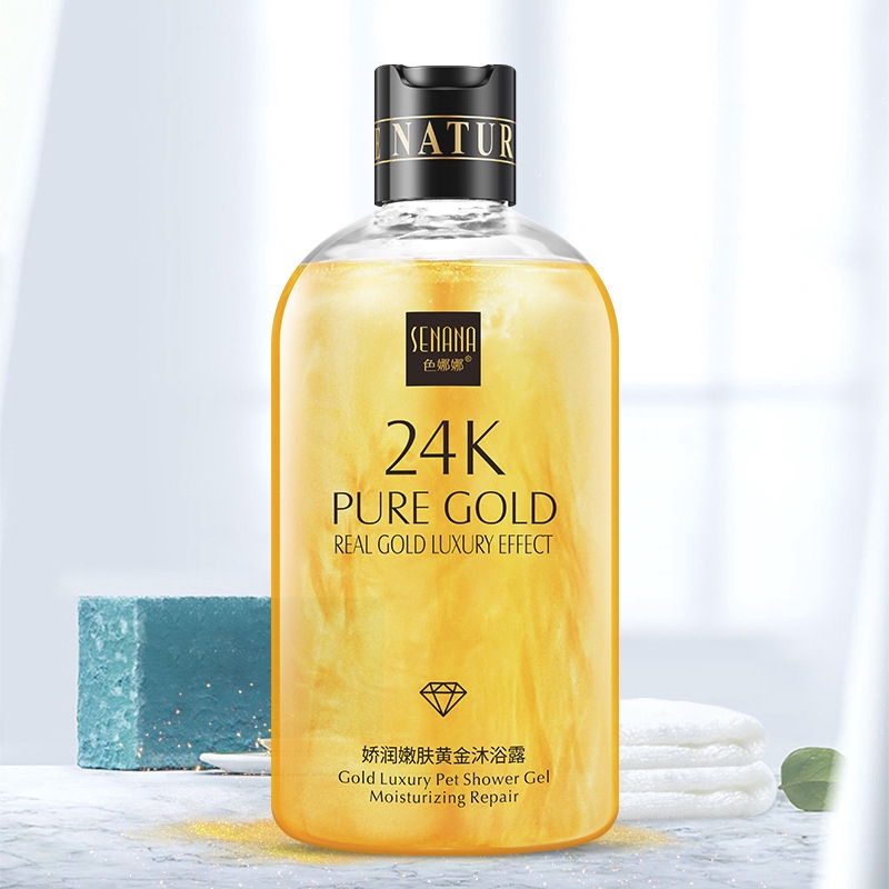 gold shower gel