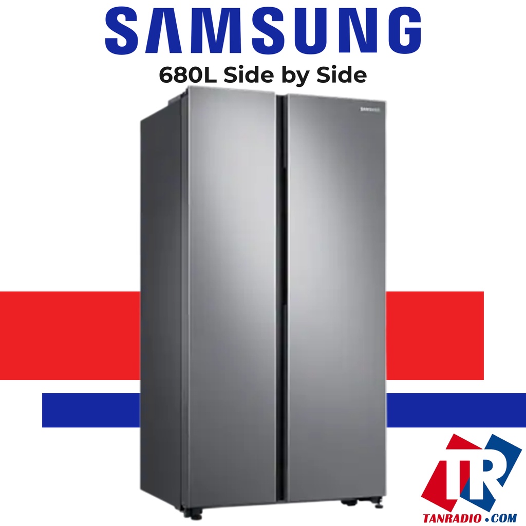 Samsung ( RS62R5031SL ) 680L INVERTER Side by Side ( SILVER ) Fridge