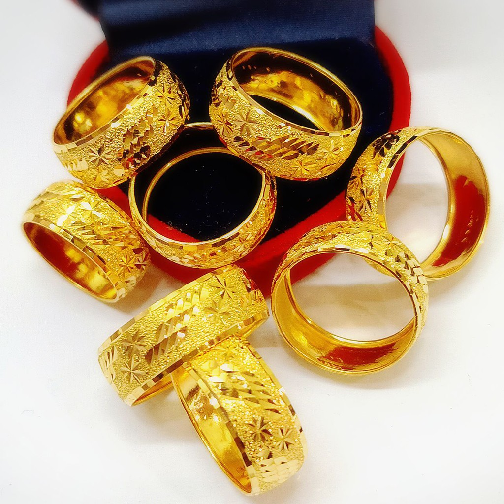 LAELA CINCIN  BELAH ROTAN TAYAR LEBAR EMAS  TULEN 916  GOLD Shopee Malaysia