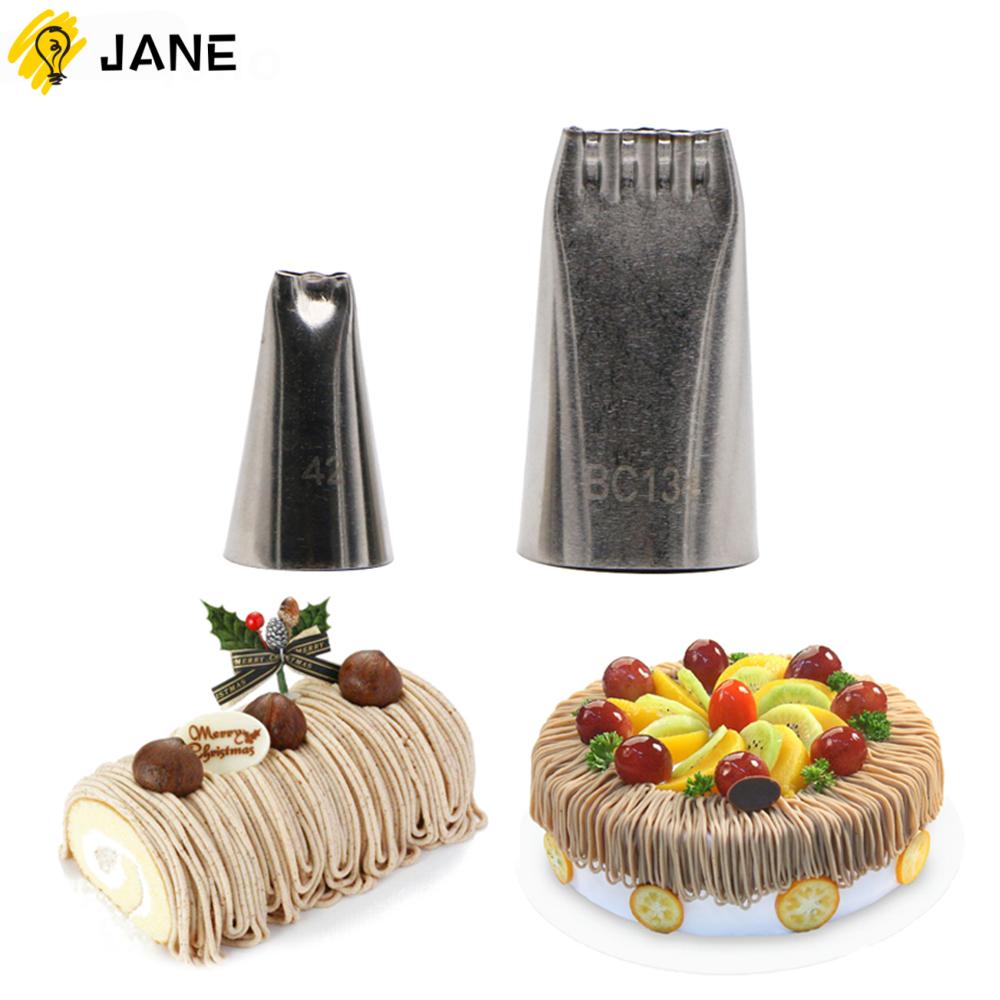 JANE 1/2PCS Home Cake Nozzles Line Drawing Stave Sheet Five Holes Bake ...