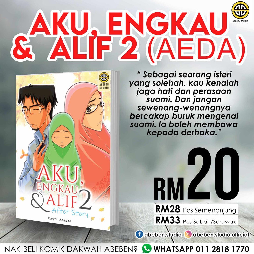 Buy Aku Engkau Alif Aeda 2 Abeben Komik Dakwah Seetracker Malaysia