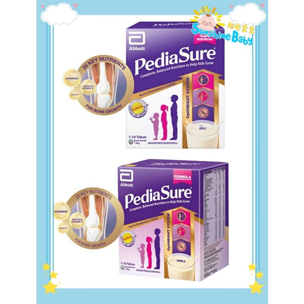 Pediasure OptiHEIGHT Vanilla/Asli (1.8kg)EXPIRED DATE 2024 Shopee