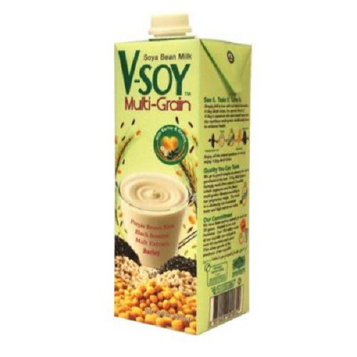 V Soy Multi Grain Soya Bean Milk 1liter Shopee Malaysia