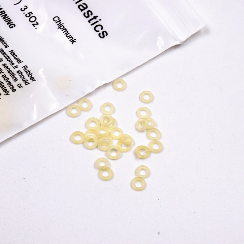 Dental Orthodontic Elastics Latex Braces Rubber Bands 3.5 Oz 1/8