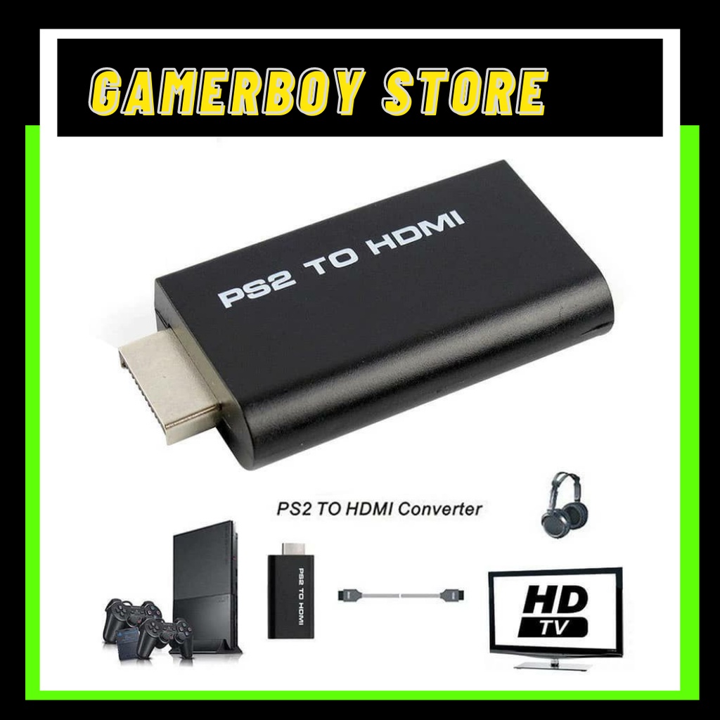 PS2 [ PLAYSTATION 2 ] TO HDMI CONVERTER WITH AUDIO SUPPORT Shopee